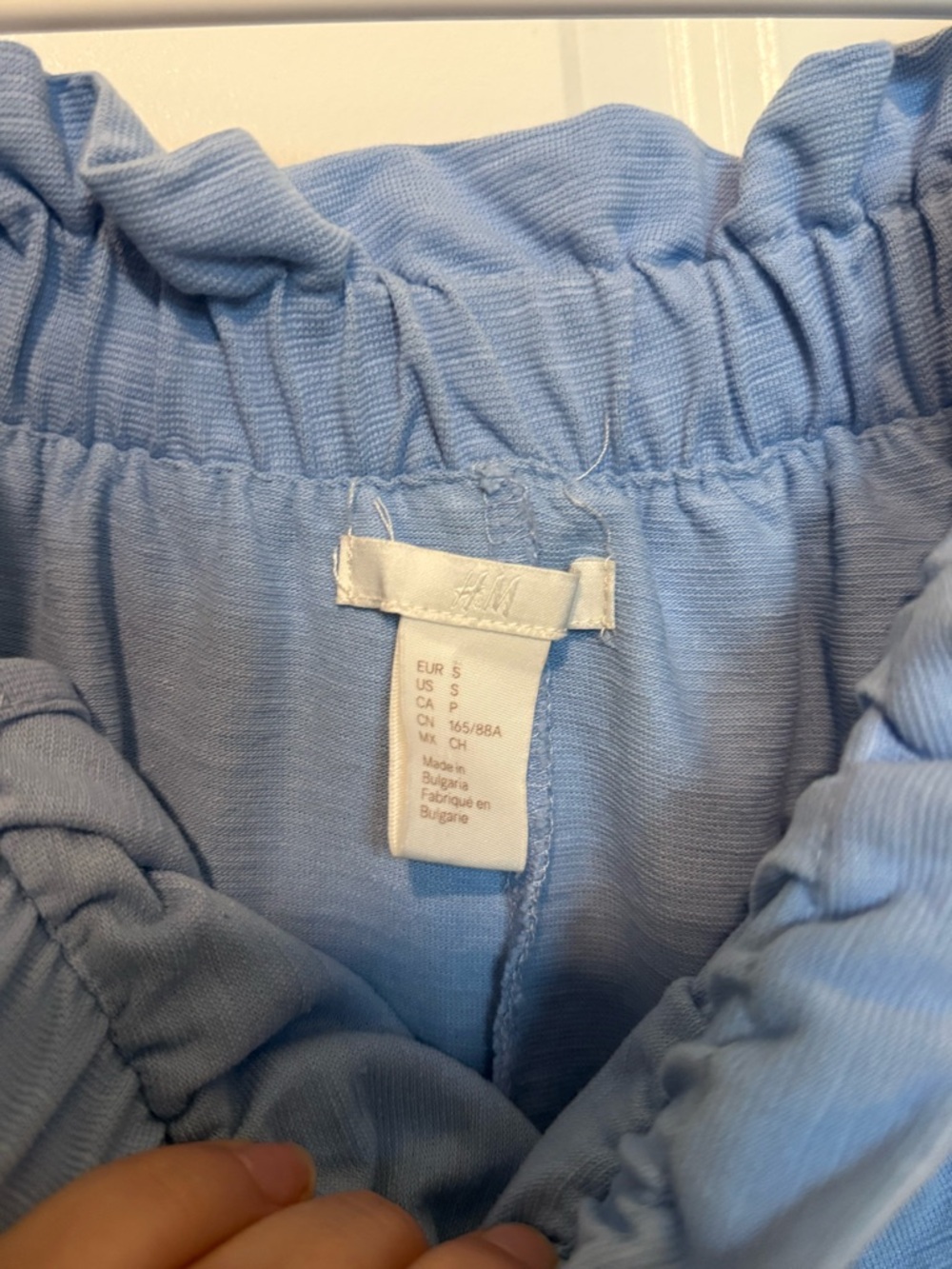 H&M Light Blue Off-Shoulder Ruffle Dress - Picture 5 of 5